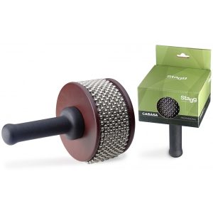 Stagg CABPRO-L Professional Wooden Cabasa - Large